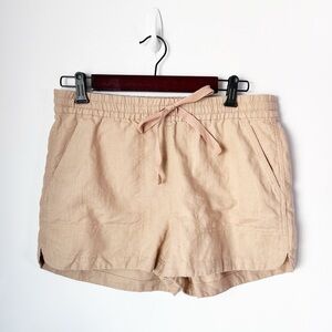 J. Crew Seaside Short Linen Taupe Brown Size S